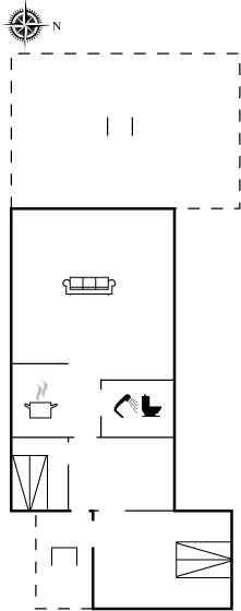 Grundriss Ferienhaus 93-1944 in Udsholt Strand