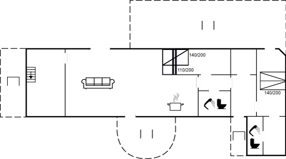 Grundriss Ferienhaus 93-1947 in Raageleje