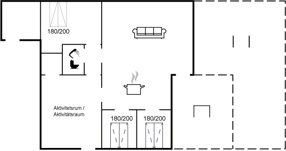 Grundriss Ferienhaus 93-1949 in Udsholt Strand