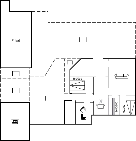 Grundriss Ferienhaus 93-2106 in Raageleje