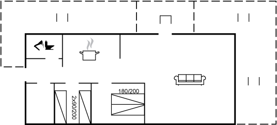 Grundriss Ferienhaus 95-0258 in Arnager