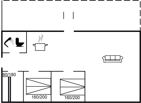 Grundriss Ferienhaus 95-0265 in Arnager