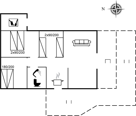 Floor plan_Holiday home_95-0561
