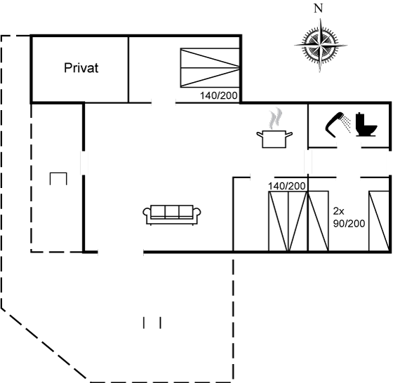 Floor plan_Holiday home_95-0570
