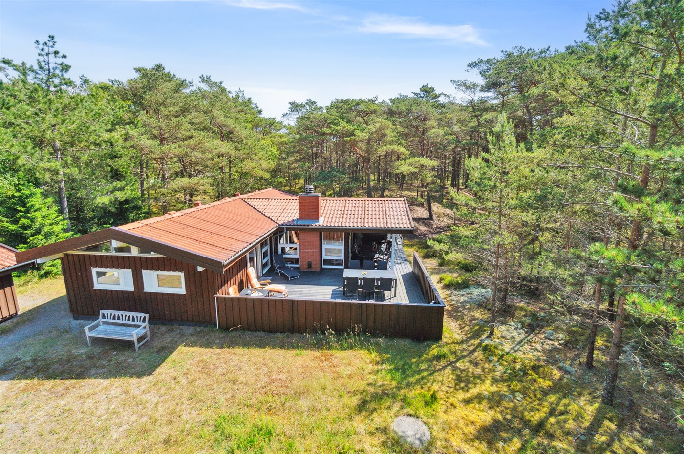 Entspanne im Traumferienhaus nahe Dueodde Strand!