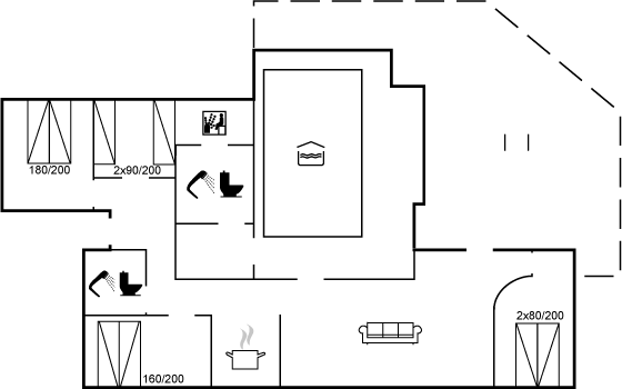 Grundriss Ferienhaus 95-2506 in Balka