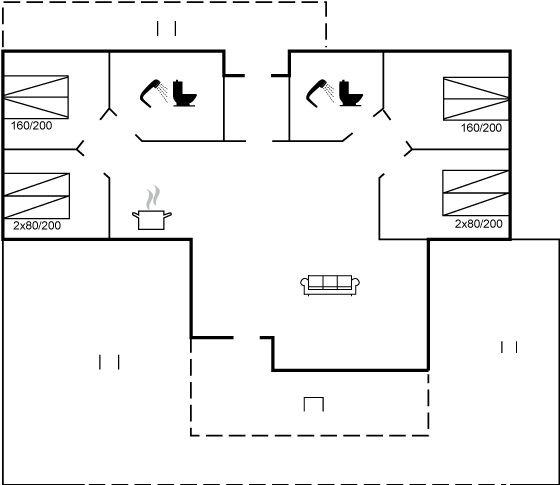 Grundriss Ferienhaus 95-2559 in Balka