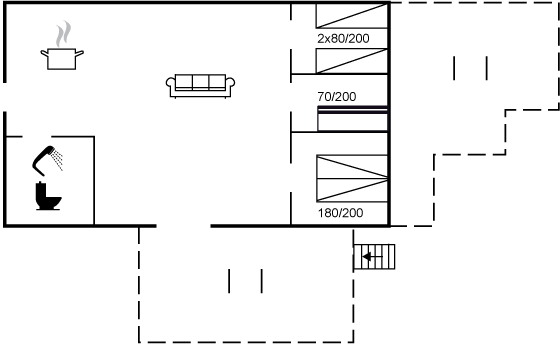 Grundriss Ferienhaus 95-2570 in Balka