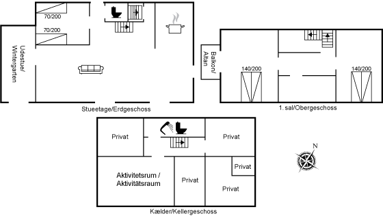 Grundriss Ferienhaus 95-2589 in Balka