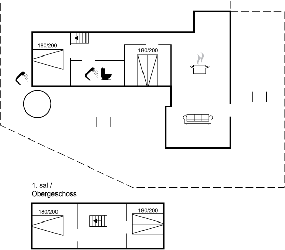 Grundriss Ferienhaus 95-2596 in Balka