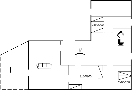 Grundriss Ferienhaus 95-3017 in Balka