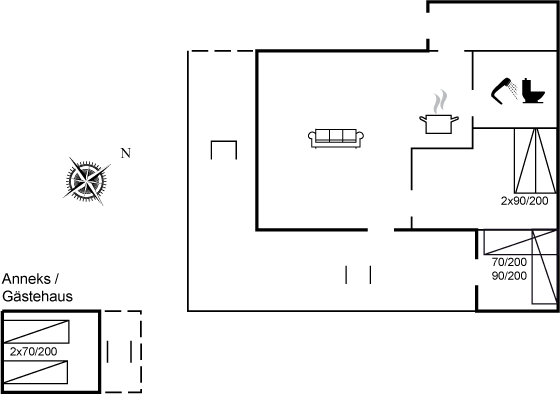 Floor plan_Holiday home_95-4016
