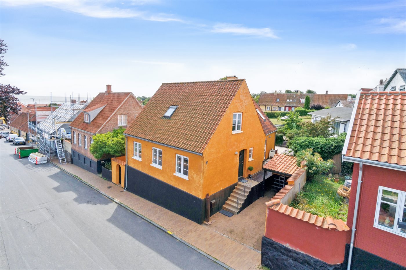 Modernes Stadthaus mit Sauna, Meerblick und Terrasse in Svaneke