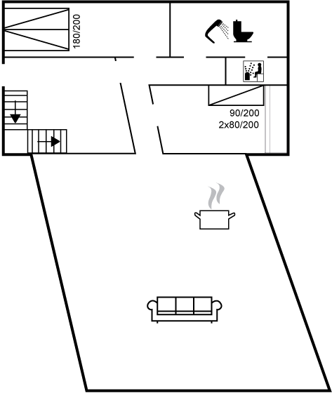 Grundriss Ferienhaus 95-4033 in Svaneke