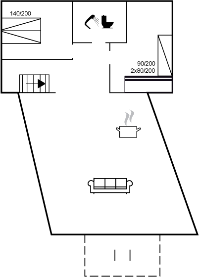 Grundriss Ferienhaus 95-4034 in Svaneke