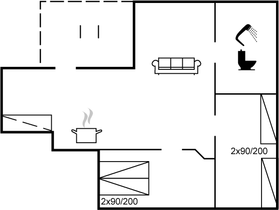 Grundriss Ferienhaus 95-4769 in Aakirkeby