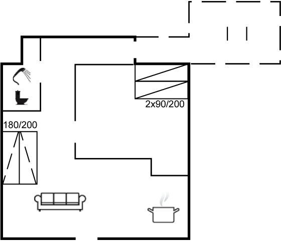 Grundriss Ferienhaus 95-4771 in Aakirkeby