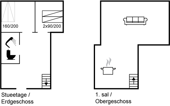 Grundriss Ferienhaus 95-5056 in Gudhjem
