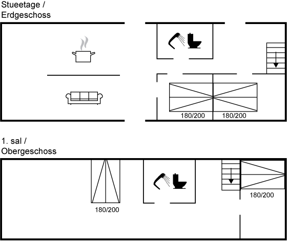 Grundriss Ferienhaus 95-5059 in Östermarie