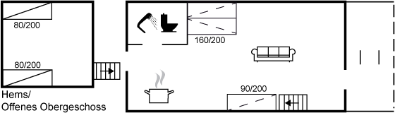 Grundriss Ferienhaus 95-5754 in Allinge