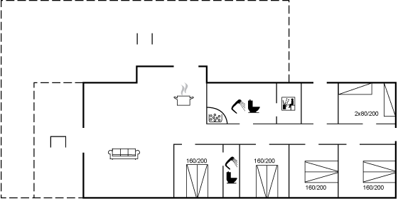 Grundriss Ferienhaus 95-5759 in Allinge