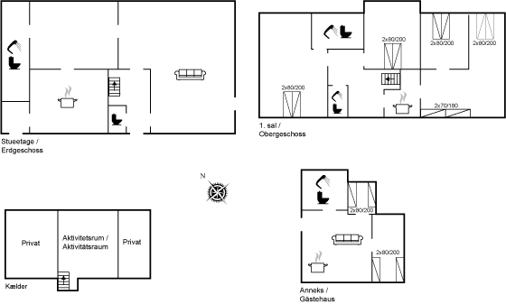 Grundriss Ferienhaus 95-5769 in Allinge