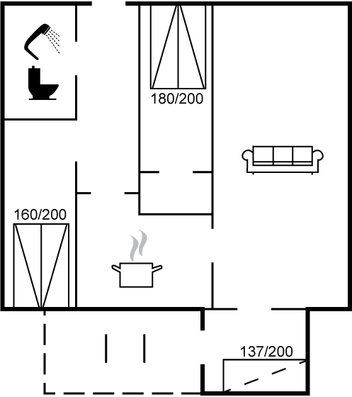 Grundriss Urlaubsglück mit Meerblick: Dein Traumhaus in Sandkås