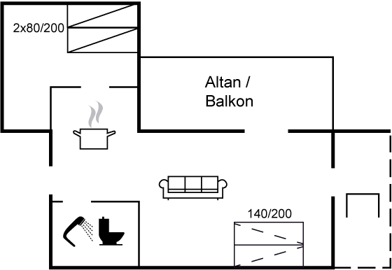 Grundriss Nordischer Ostseeblick und Wohlfühlmomente in Sandkaas
