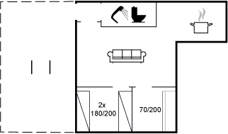Grundriss Ferienhaus 95-6046 in Allinge