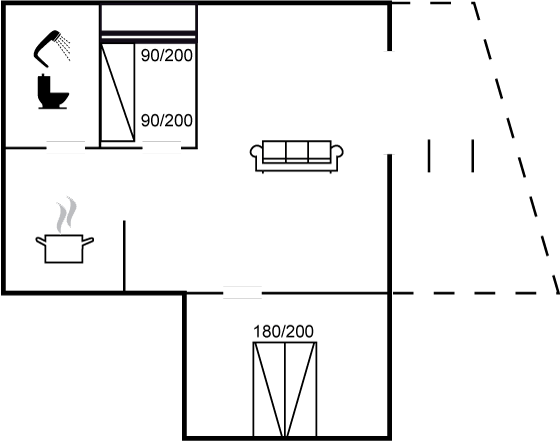 Grundriss Ferienhaus 95-6048 in Allinge