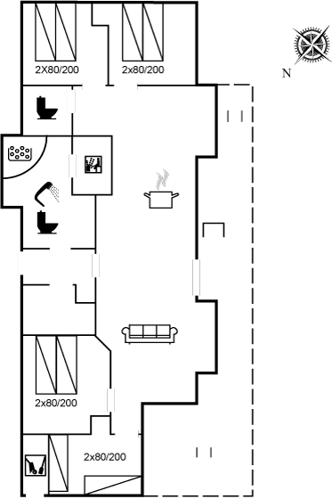 Floor plan_Holiday home_95-6545