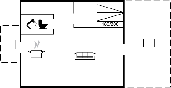 Grundriss Ferienhaus 95-6571 in Hasle