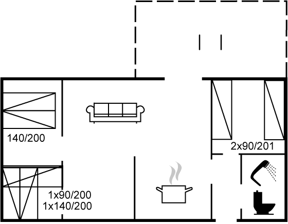 Floor plan_Holiday home_95-9038