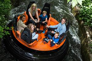 Pas på – ellers bliver I våde Familie prøver Bæver Rafting