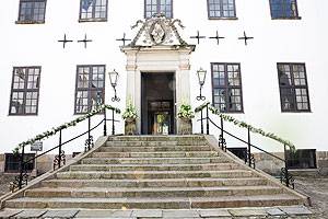 Clausholm Slot Eingang des Schlosses Clausholm Slot Eingang