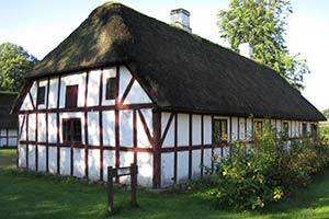 Frilandsmuseet ligger bag Herning Museum Frilandsmuseet