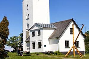 Geniet van een lunch in het mooie landschap van Nakkehoved Picknick bij de vuurtoren