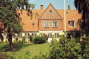 Jacob Michelsens Gård, som i dag är ett bygdemuseum På Egnsmuseet Jacob Michelsens Gård i Aabenraa finns det utställningar och aktiviteter
