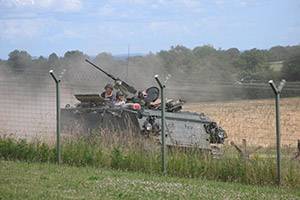 Tanks aus der Zeit des Kalten Krieges Fahrender gepanzerter Mannschaftswagen