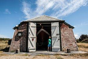 Den gamle redningsstation i Nymindegab Redningsstation