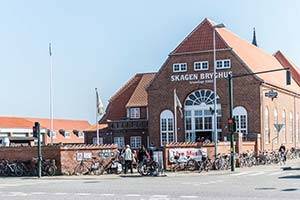Det gamle elverket huser nå Skagen Bryghus Skagen Bryghus
