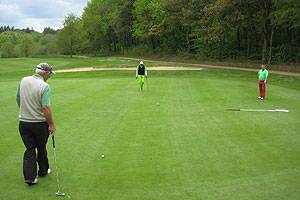 Trehøje Golfklub spillere på banen Trehøje Golfklub spillere