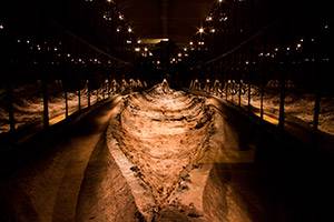 Spændende udgravning af Ladbyskibet Ladbyskibets udgravning - udstilling på Vikingemuseet Ladby